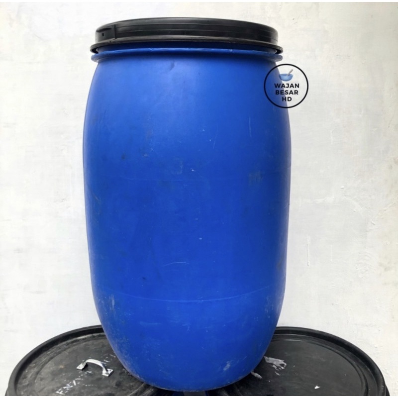 Tempat Sampah Tong Sampah Tong Air HDPE 120 lt Bekas Like New