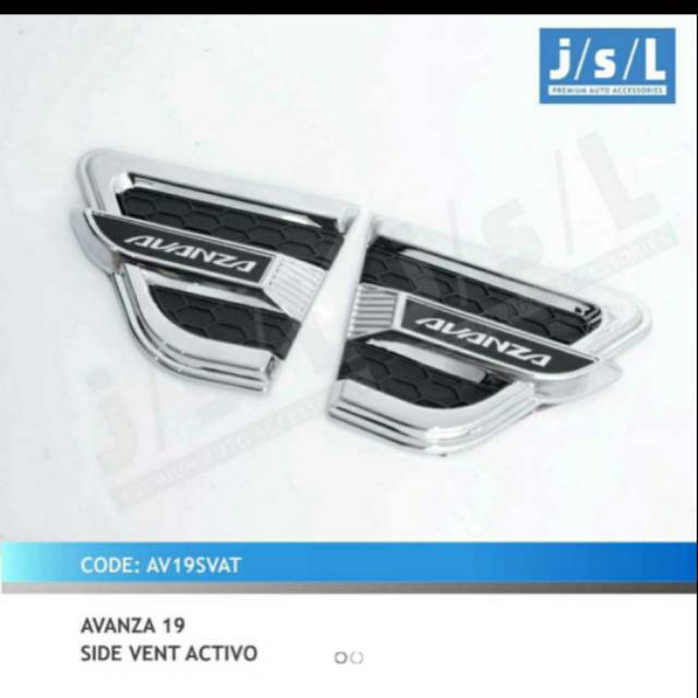 Side air flow samping Avanza Xenia  veloz 2019 model activo jsl