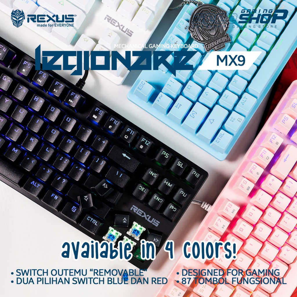 Rexus Legionare MX9 TKL RGB - Keyboard Gaming