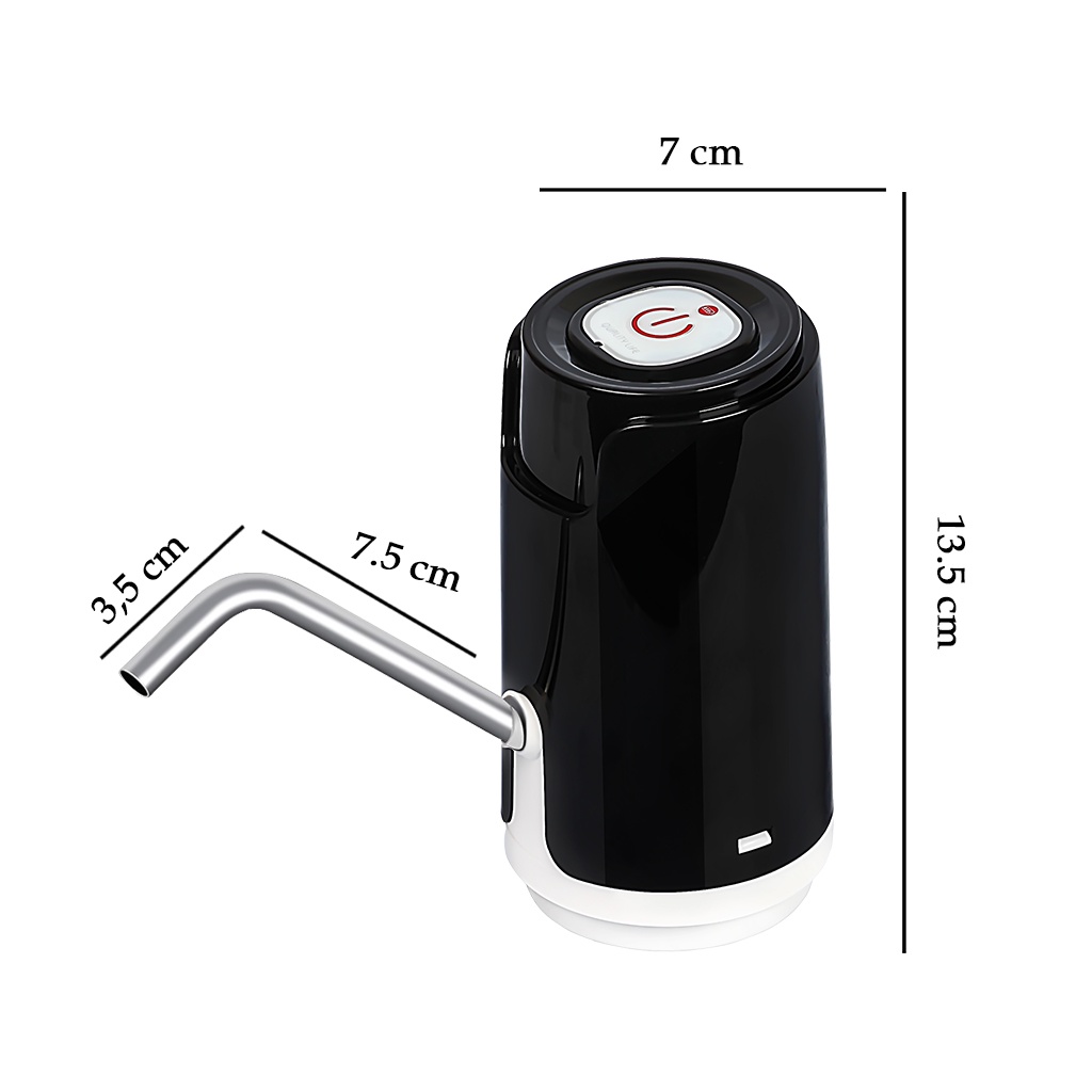 pompa air galon water dispenser / pump air minum mini canggih recharger elegan termurah hitam putih