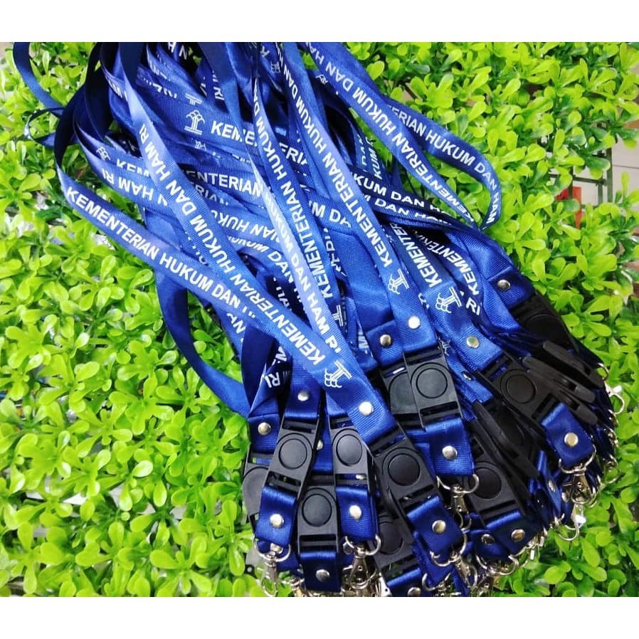 

Tali id card / lanyard kementerian hukum dan hak asasi manusia RI KEMENKUMHAM
