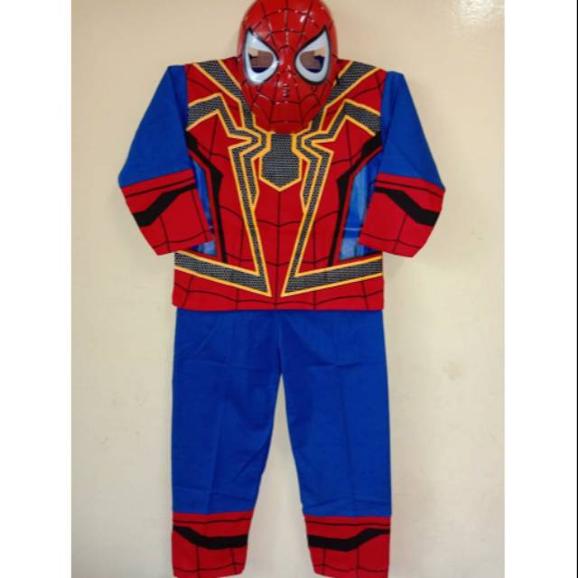 Kostum anak spiderman iron baru / KOSTUM BAJU ANAK SPIDERMAN