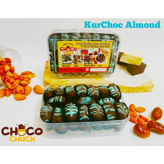 

Kurma Coklat kurcok kurchoc chocochuck rasa Kacang Almond