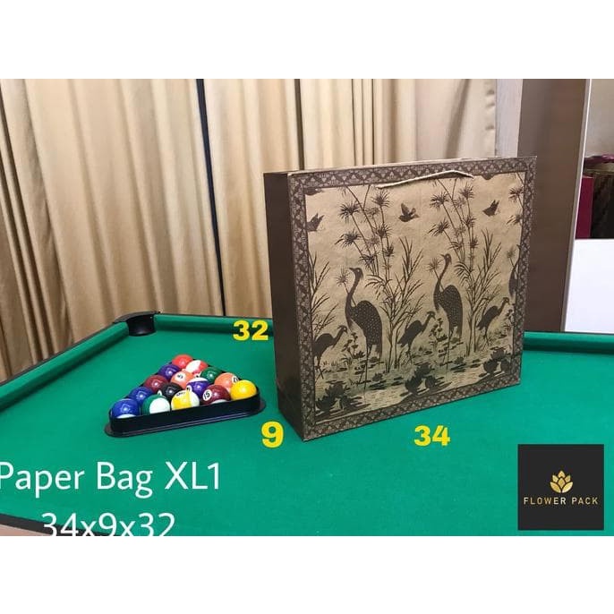 

(TERLARIS) DIJUAL PAPERBAG PAPER BAG TAS KERTAS XL MOTIF 34X9X32 TAS BELANJA