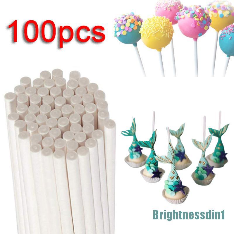 100 Pcs / set Cetakan Kertas Lolipop Kue Pops Diy