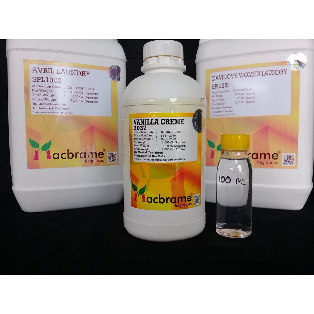 Vanilla Creame Macbrame 100Ml Bibit Pewangi Laundry