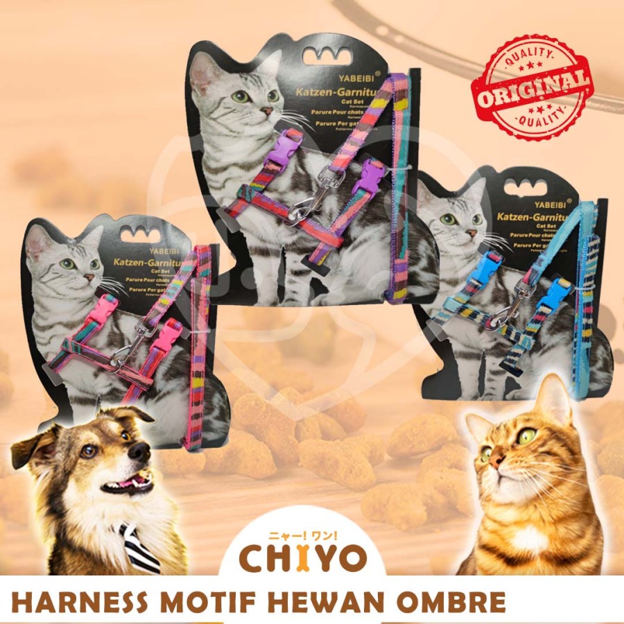 HARNES HEWAN MOTIF ALL VARIANT - TALI TUNTUN ANJING KUCING