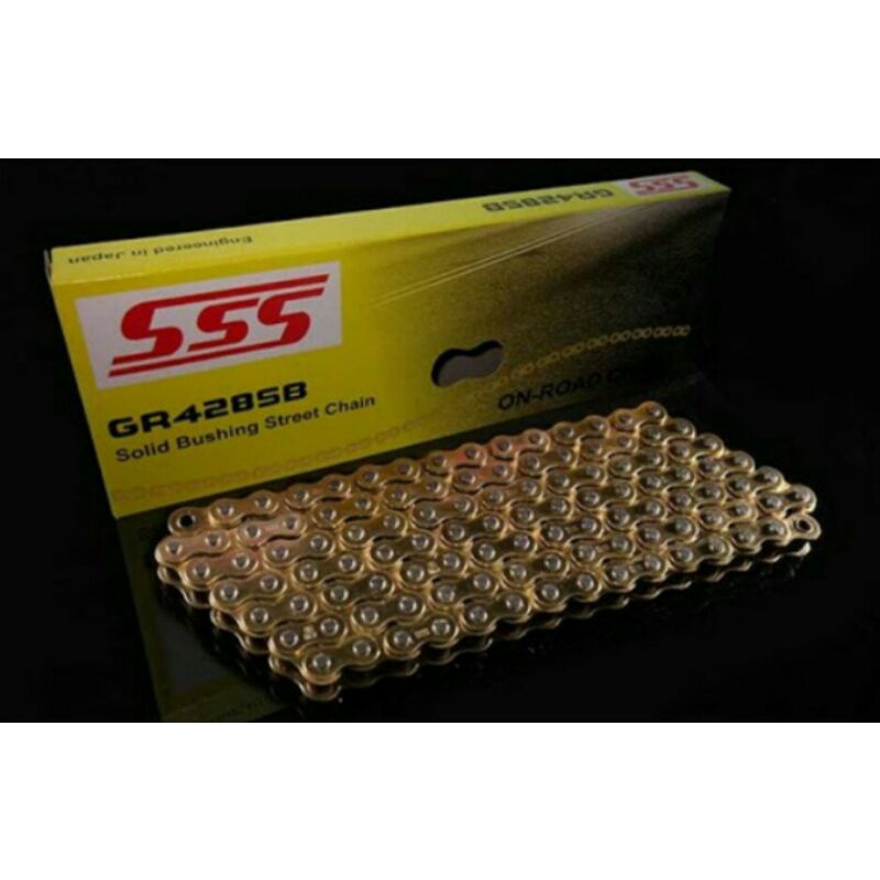 RANTAI RANTE MOTOR SSS HSB 428-130 GOLD