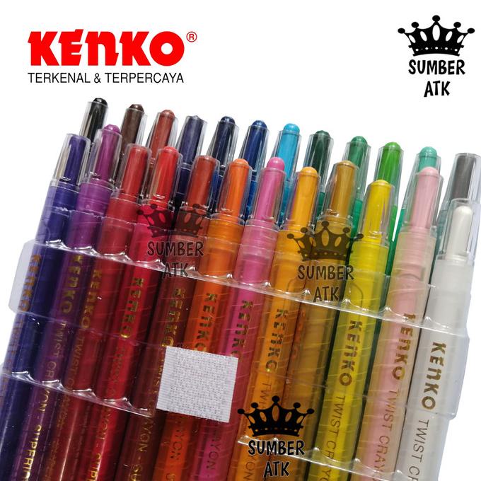 

Crayon Twist Kenko 24 Color Twist Crayon (Pvc Bag) - 1 Set
