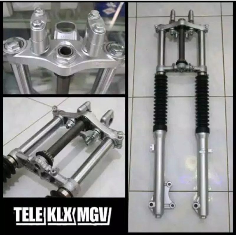 tele klx shock depan klx 150 s l g mgv