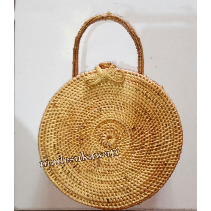 Tas Handle Handbag Ate Rotan Rattan Bali