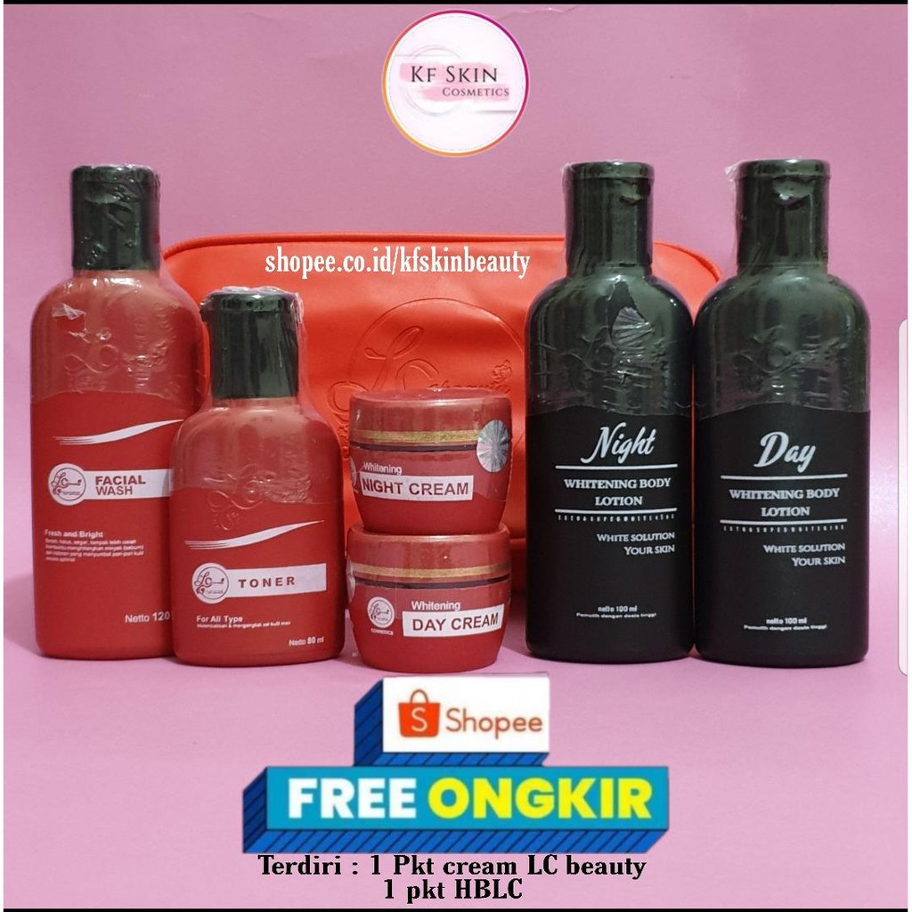 ( LC BEAUTY ) Paket LC BEAUTY HBLC ( Night day lotion )