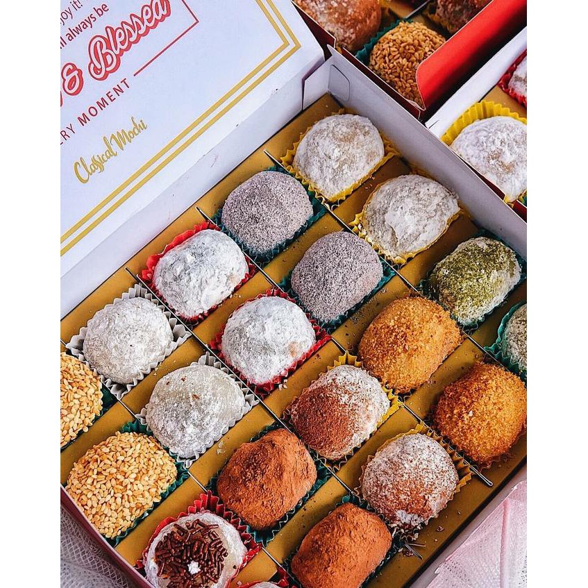 

PROMO Murahh Kue Mochi Enak ( Box Isi 20 ) - Classical Mochi best seller