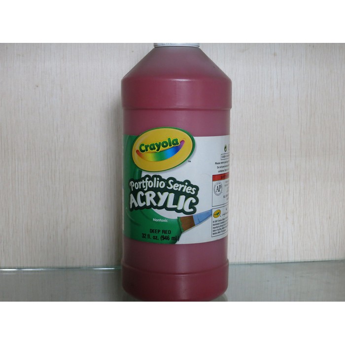 

Crayola Portfolio Series Acrylic Paint Deep Red 946 ml