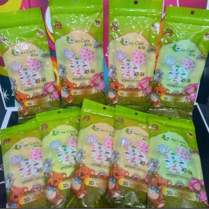 Masker Anak KF94 Motif Chasa Necare 3D