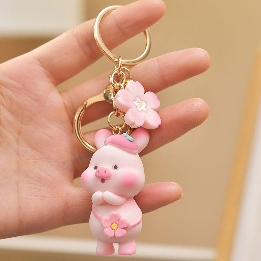 TOP Keyring Couple Hadiah Liontin Kartun Lucu