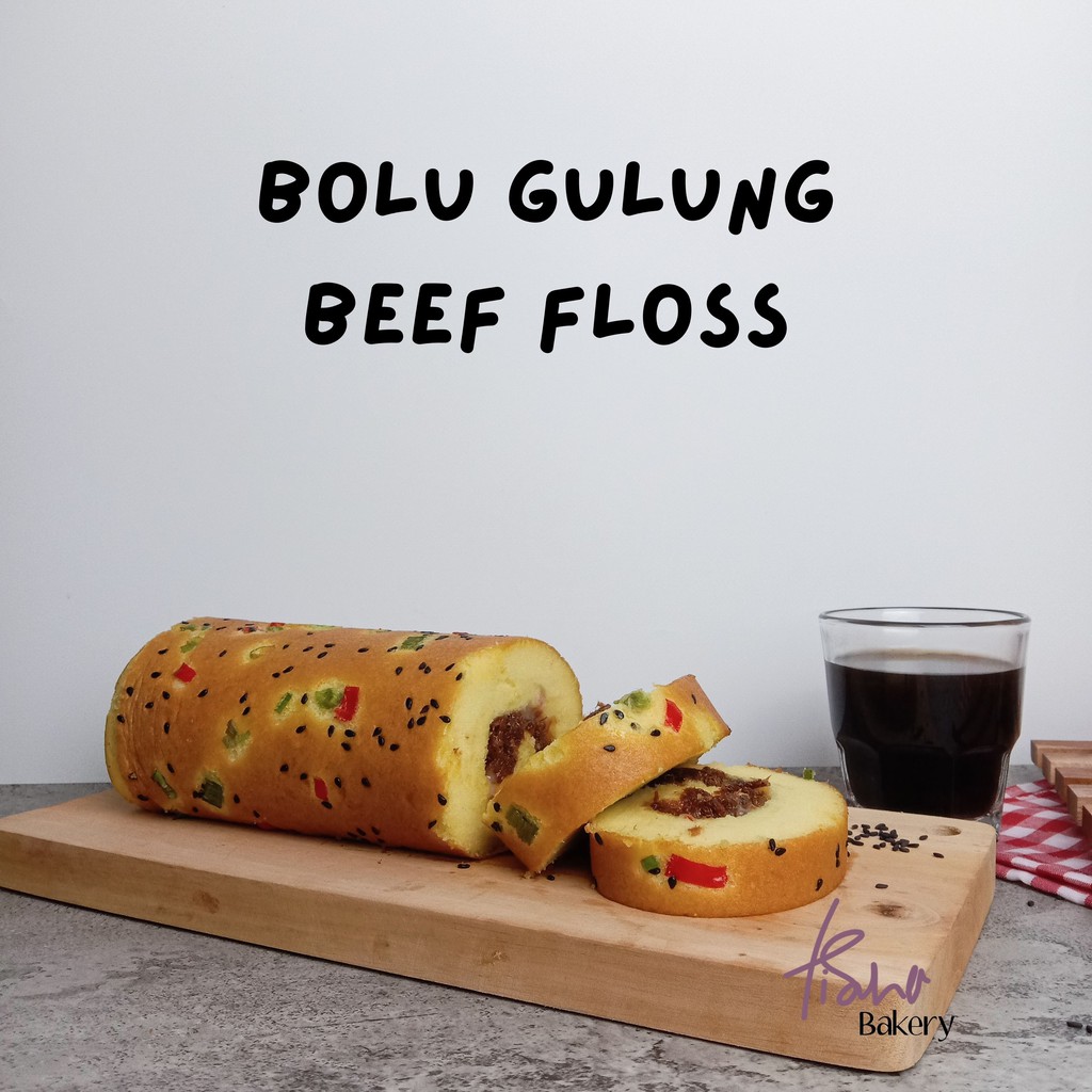 

Bolu Gulung Beef Floss Abon Sapi