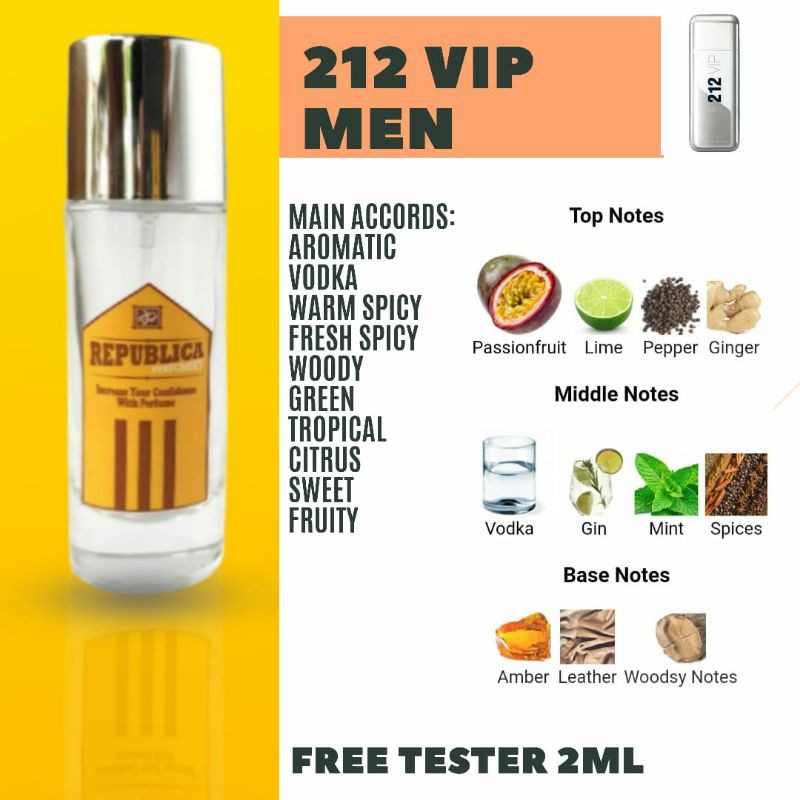 212 VIP MAN REFILL REPUBLICA PARFUME