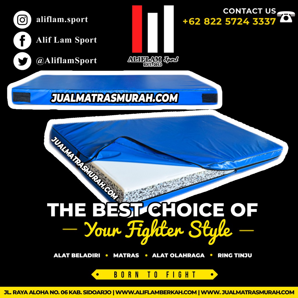 Matras Senam Lantai Matras Olahraga Sekolah 15cm