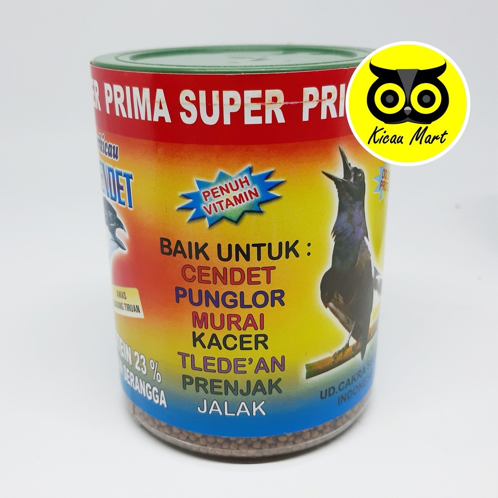 PAKAN SUPER PRIMA VOER CENDET TOPLES PUR MAKANAN HARIAN BURUNG MURAI KACER PUNGLOR PRENJAK PKNBR5AS
