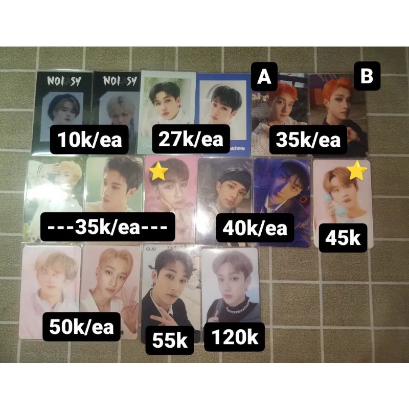 Photocard Bangchan Lee know Hyunjin Straykids Nacific Season Greeting 2021 2022 Noeasy Lucky draw Ch