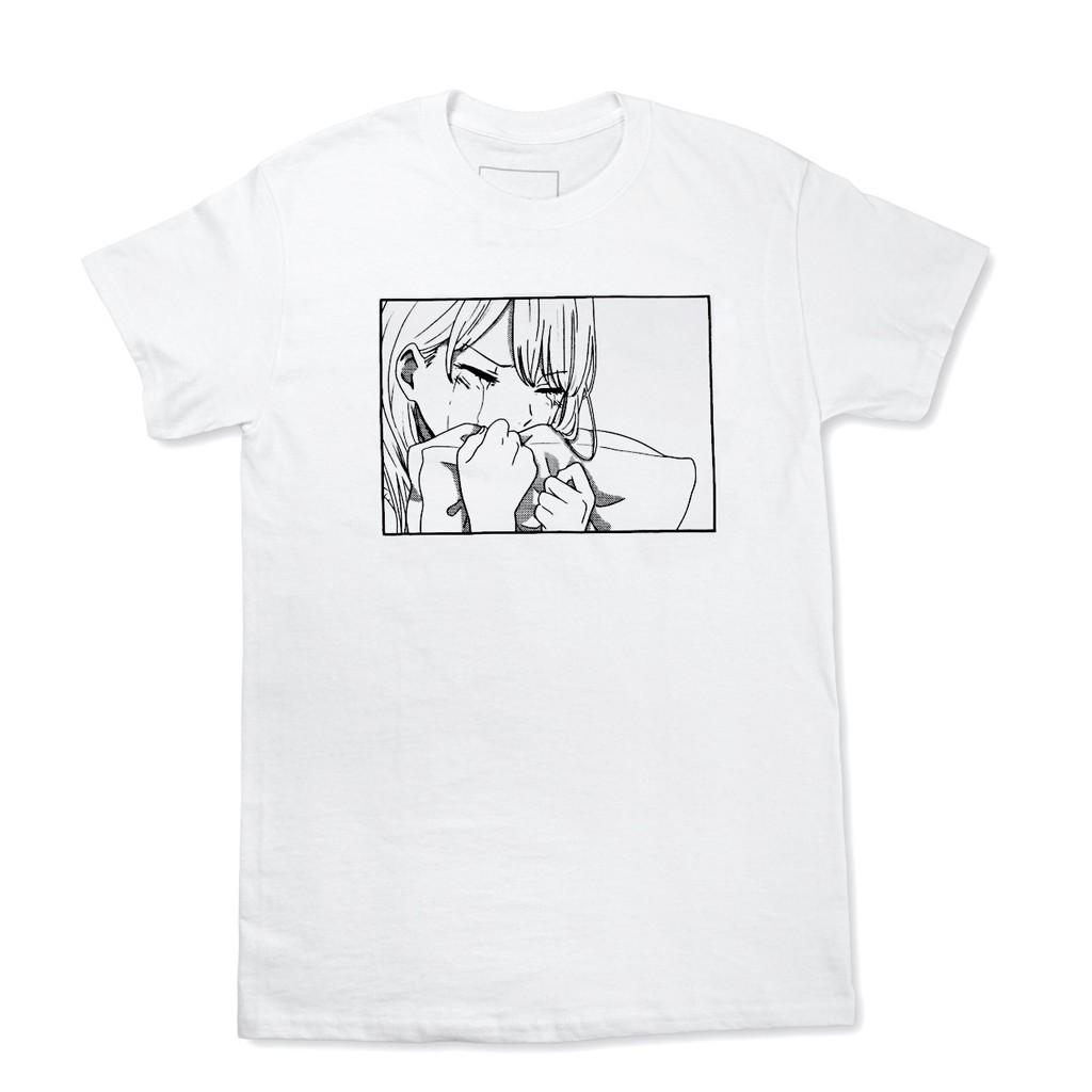 Tshirt SAD Girl Lineart ( bisa untuk cowok dan cewek )