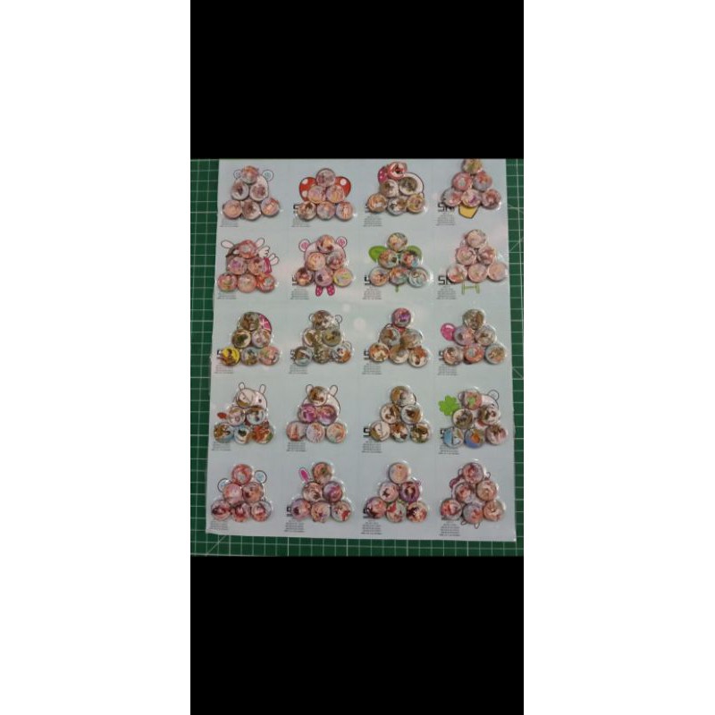 

magnet 6R+sticker isi 20pcs/lembar