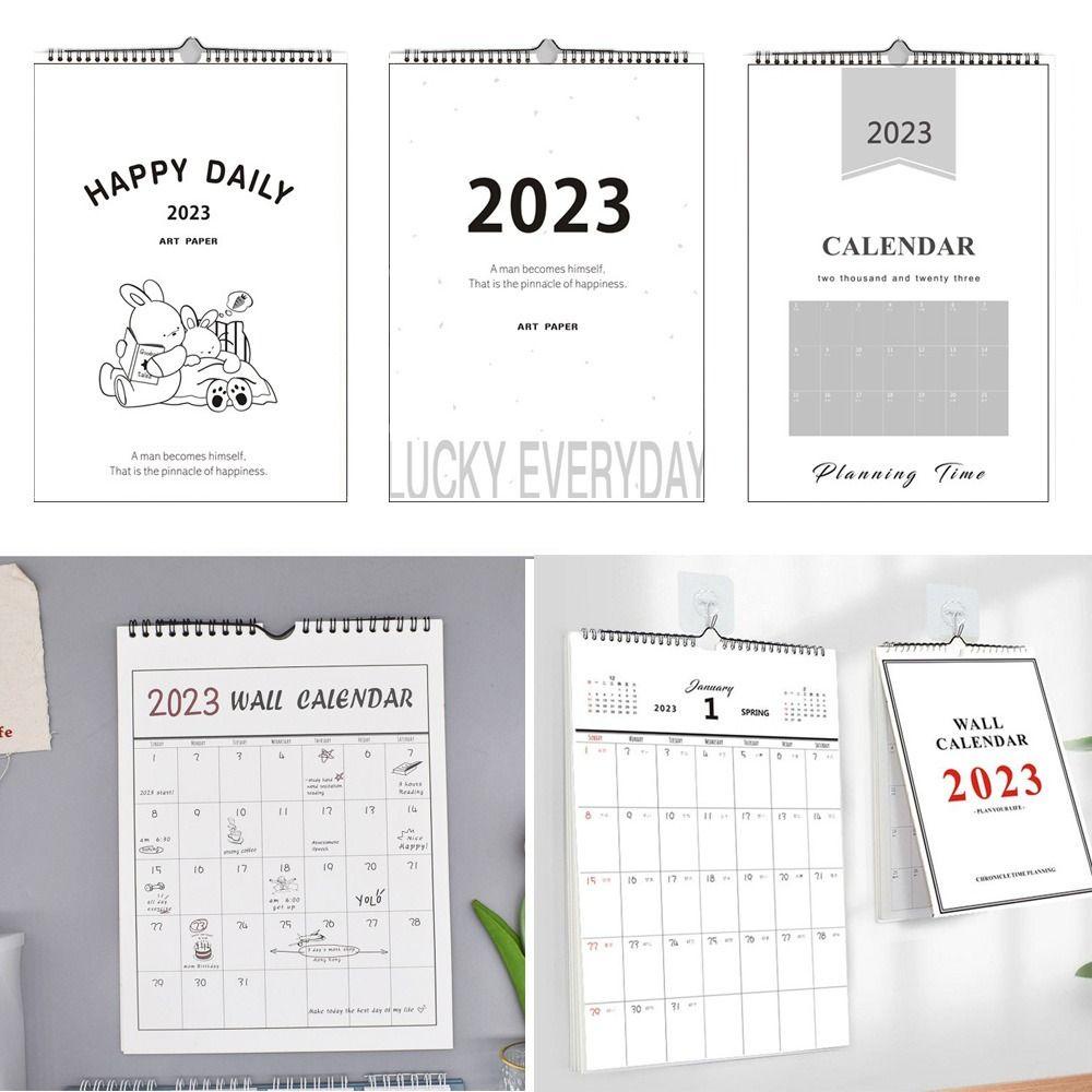 R-FLOWER Kalender Dinding Simple Abon Agenda Organizer Kalender Rumah Tangga