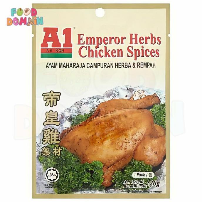 

#####] A1 Emperor Herbs Chicken Spices - Bumbu Rempah Ayam Maharaja - 20g