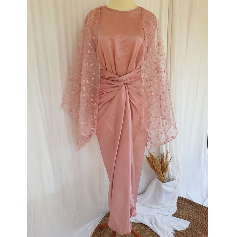 OUTER BROKAT LONG VAST KARDIGAN MUSLIM