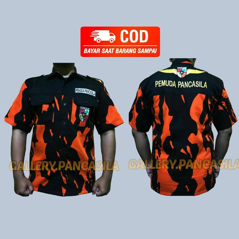 Kemeja Pemuda Pancasila Plus Bordir Belakang Shopee Indonesia