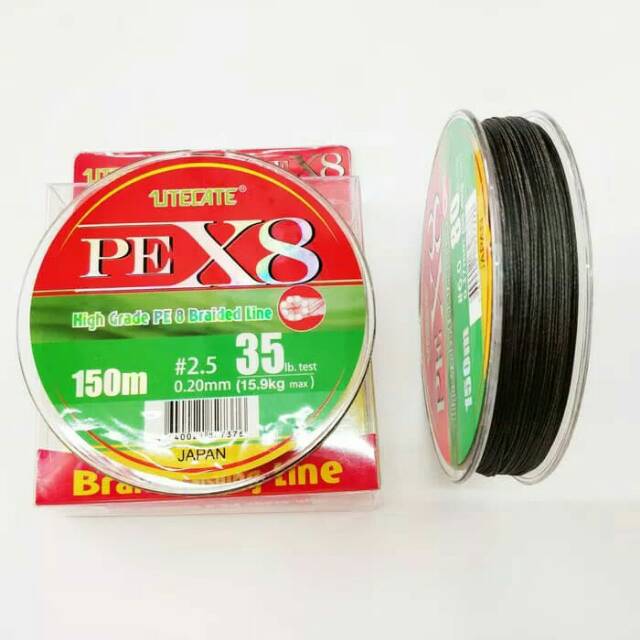 Senar PE utecate x8 150 Black