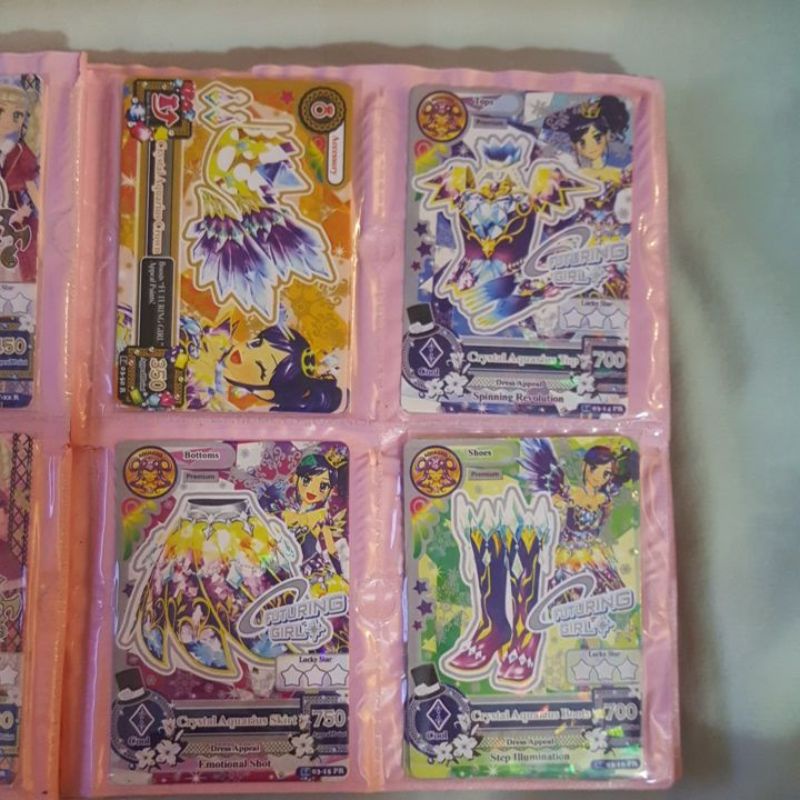 Set Fake Card Aikatsu Crystal Aquarius (BOOKED)