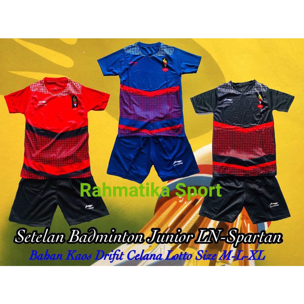 Jersey Kaos Badminton Tennis Pingpong Olahraga (Size Anak)