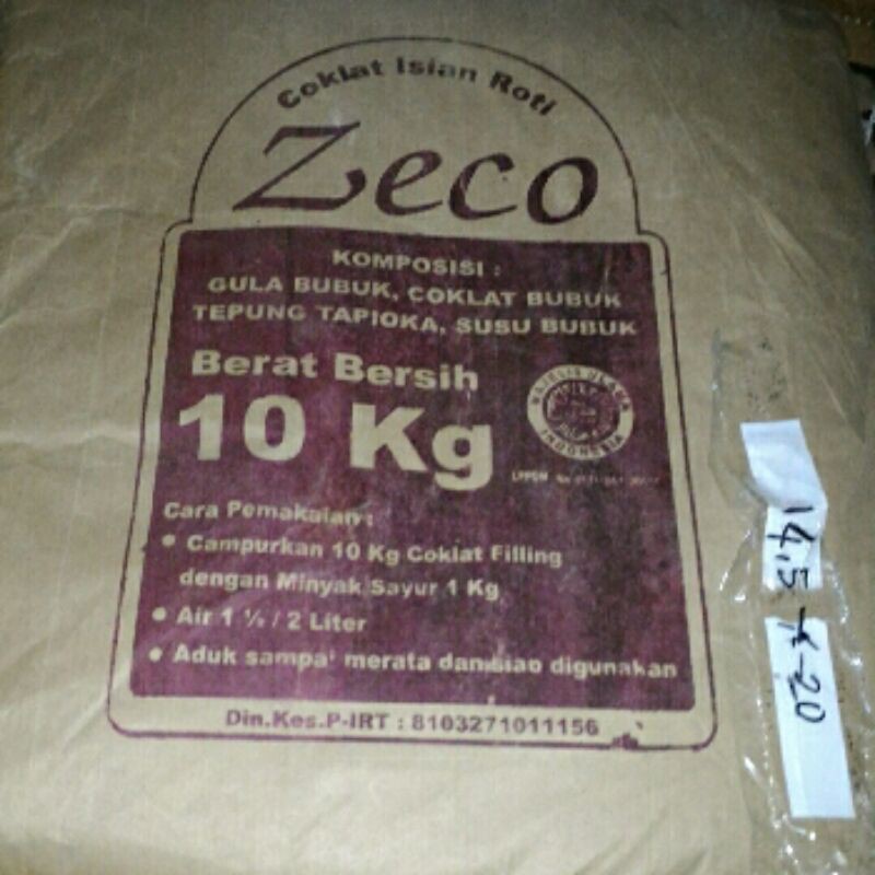 

Coklat Zeco10kg. Untuk kue dan roti