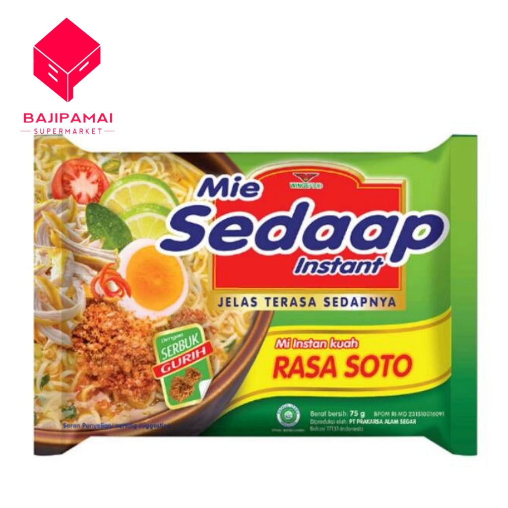 

MIE SEDAAP INSTAN KUAH RASA SOTO