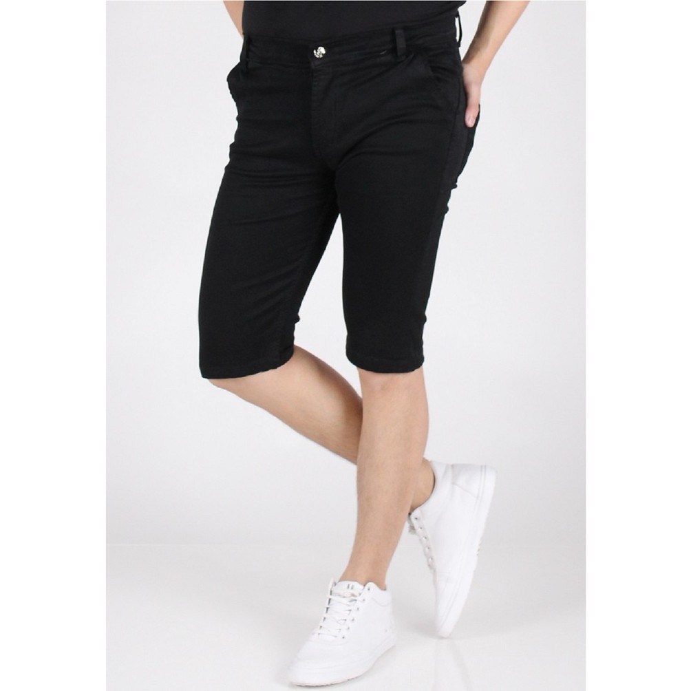 NEW ORIGINAL CELANA JEANS PENDEK HITAM SLIMFIT ZARA MAN | SHORT BLACK 007