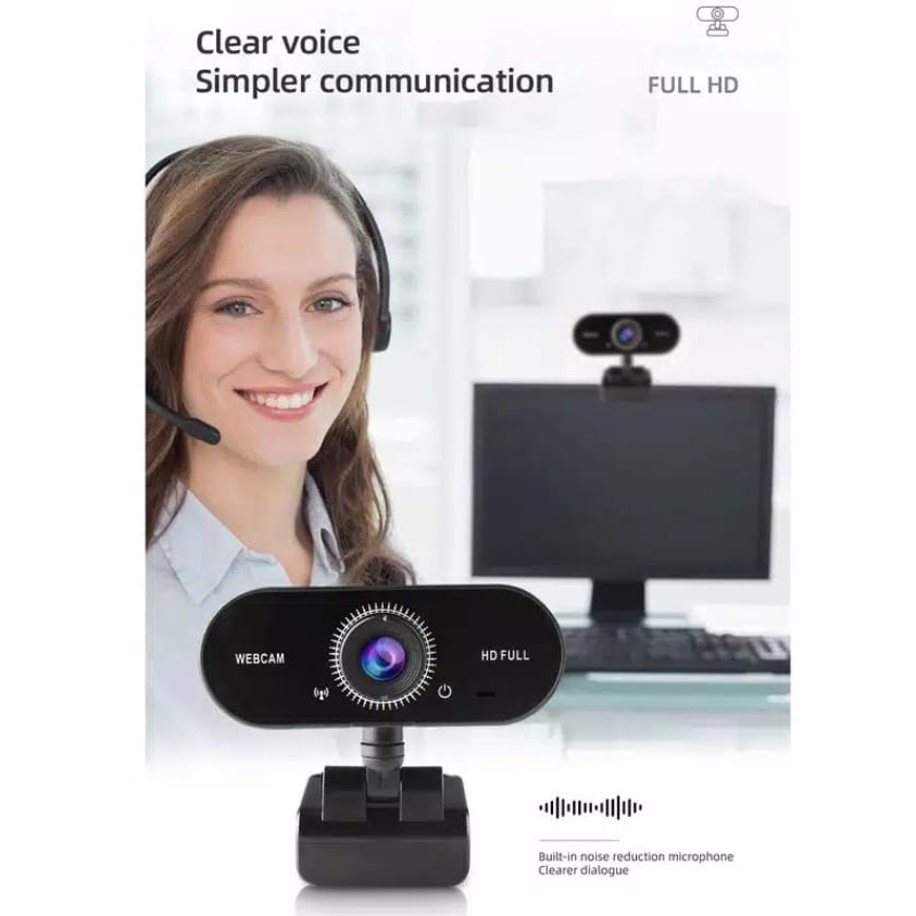 W16 1080P Webcam built in mic web cam camera live video full hd 1080p