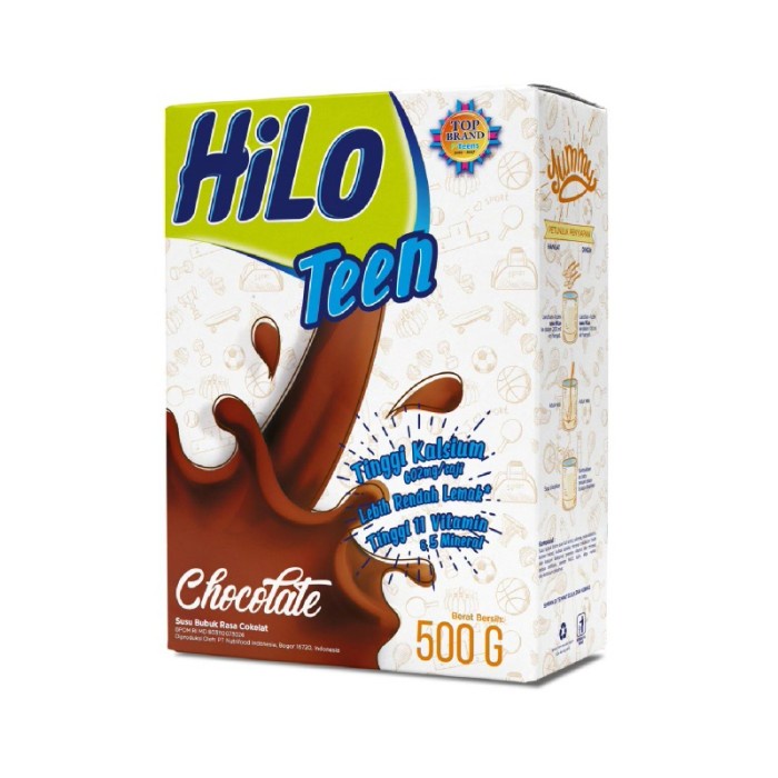 

HI LO TEEN COKLAT 500G