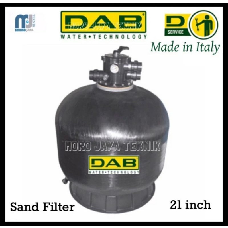 Tabung Filter DAB V500 21" Sand Filter Kolam Renang Tabung Filter Kolam Renang DAB 1HP 21inch