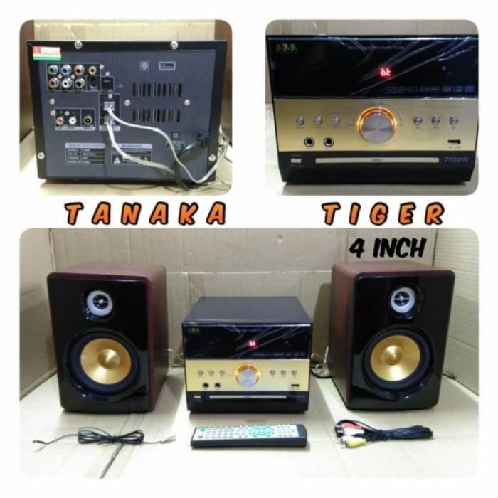 Apla / Mini Hifi Dvd Compo Tanaka Tiger Usb Bluetooth Radio
