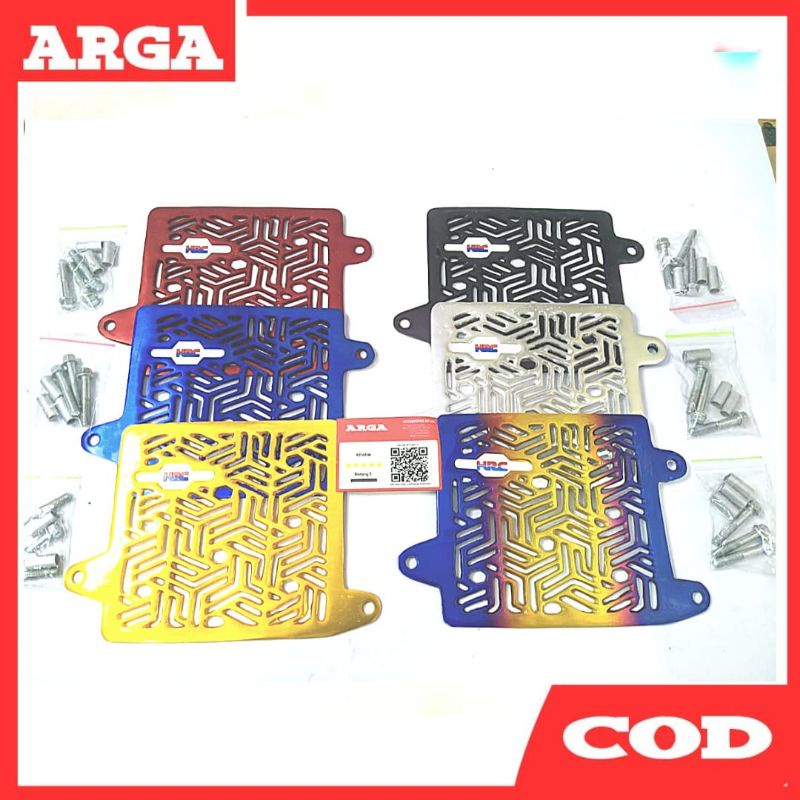 COVER RADIATOR HRC VARIO 125 150 PCX ADV CNC MOTIF ZIGZAG