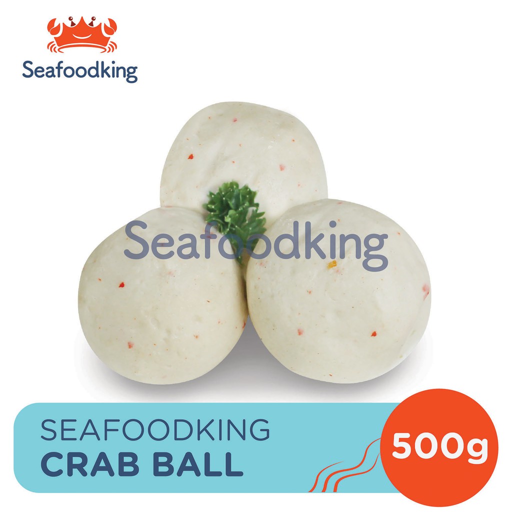 

Crab Ball Seafoodking (Bakso Ikan Rasa Kepiting) 500gr