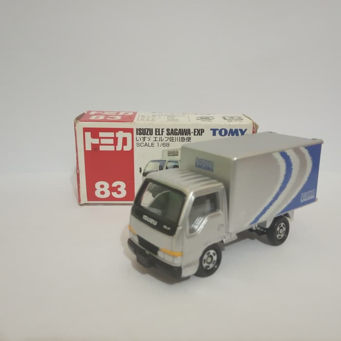 Tomica No 83 Isuzu Elf Sagawa truck diecast miniatur mobil truk murah