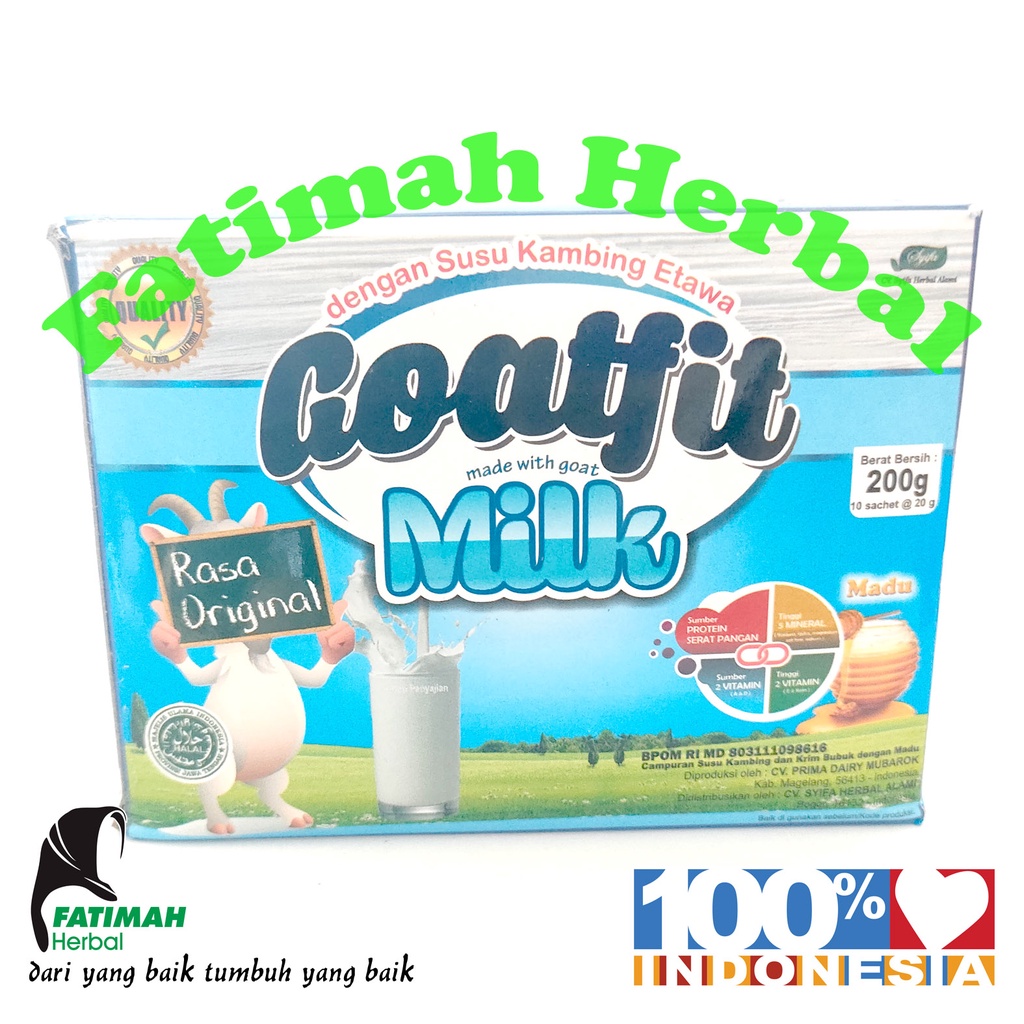 

Goatfit Original Sachet 10 x 20 gr CV. Syifa Herbal Alami