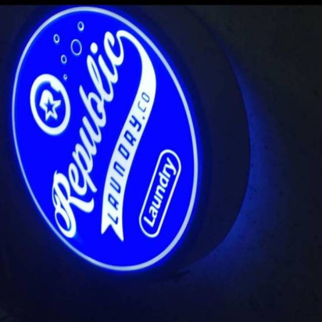 Download Neon box bulat 60cm 1sisi | Shopee Indonesia