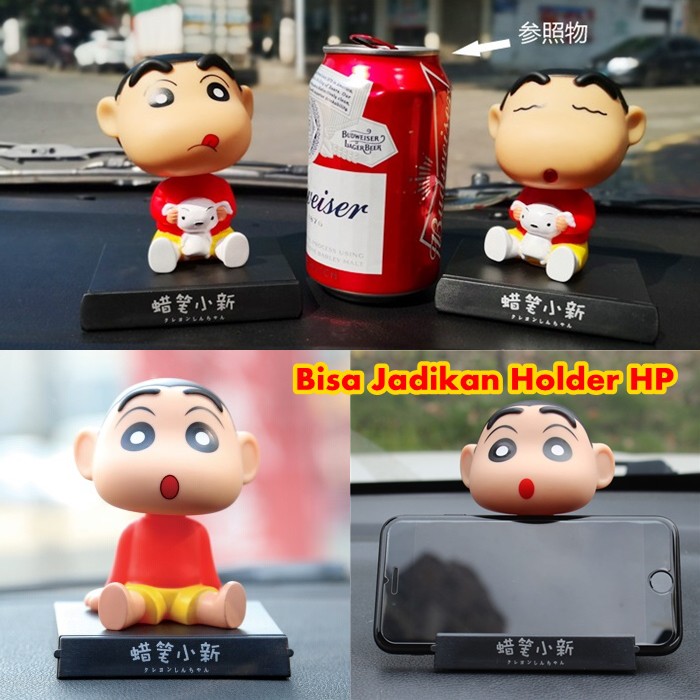 Boneka Figure Miniatur Pajangan Mobil Sinchan Lucu