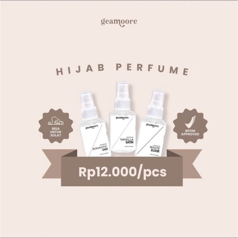 GEAMOORE Hijab Perfume Parfum With Shimmer