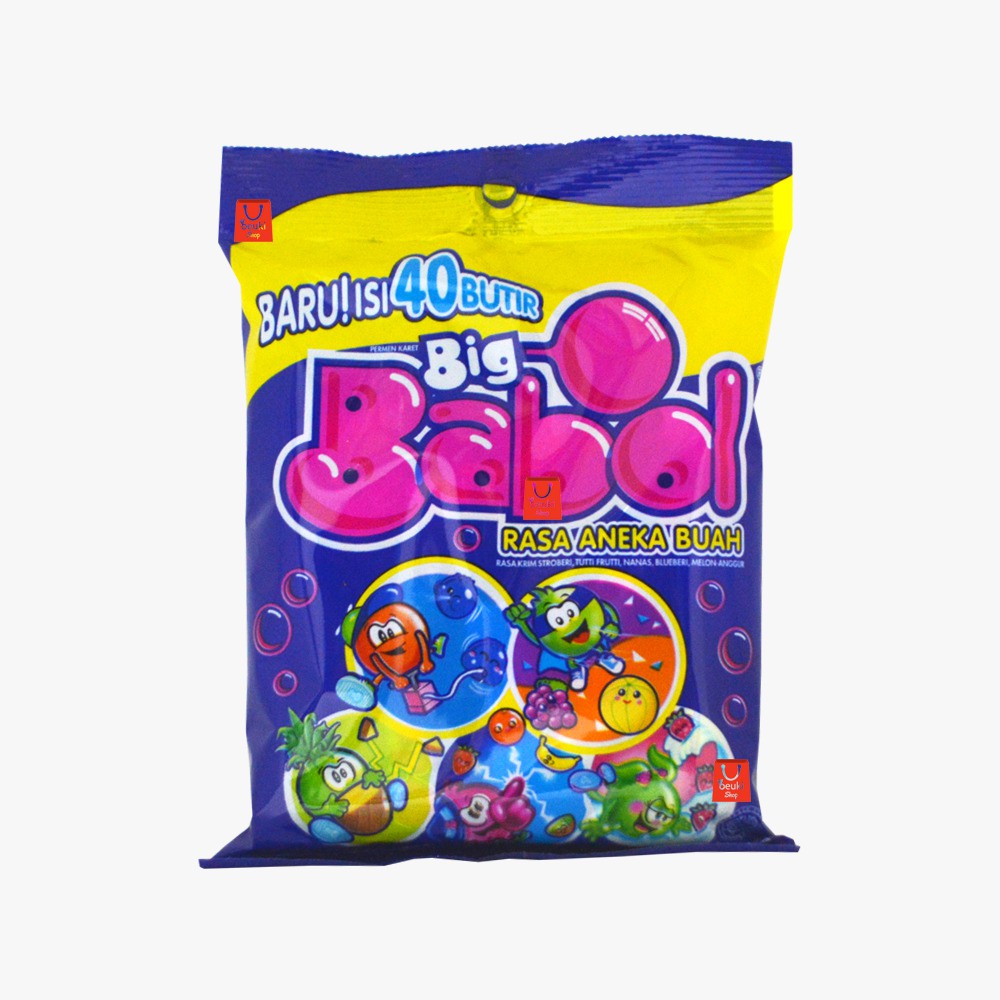 

Big Babol Aneka Buah Permen Karet Isi 40 Butir Kemasan Zack - 140gr