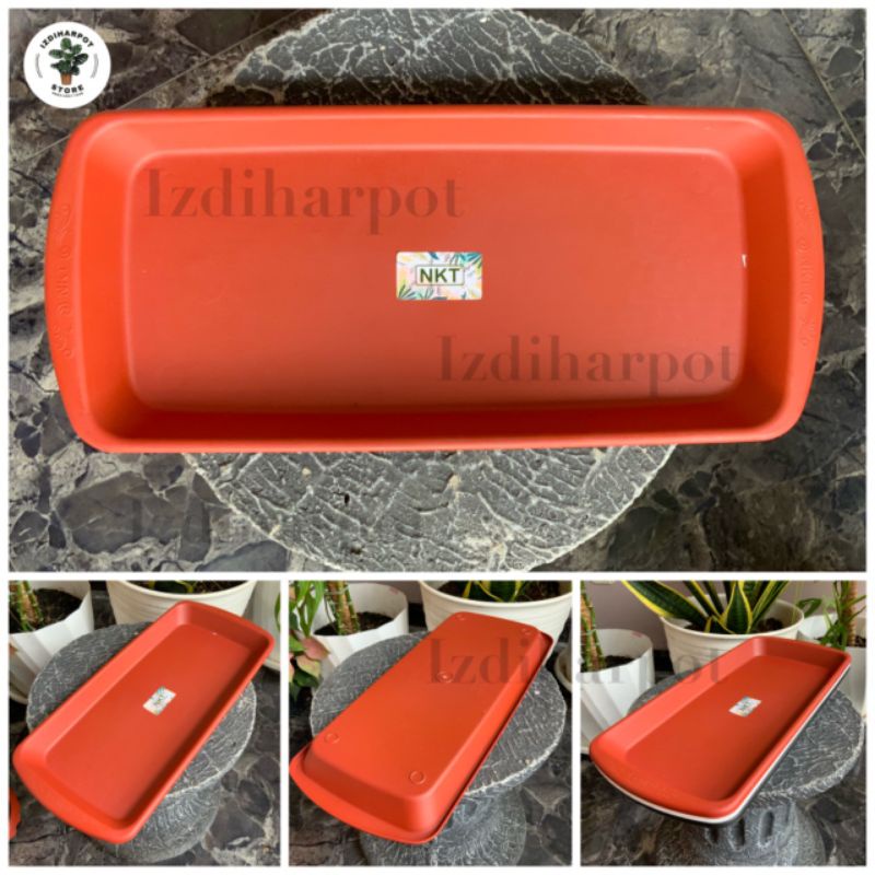 tatakan alas pot panjang TRAY NKT RTG 01 MERAH BATA - NKT TRAY RTG 01 MERAH BATA